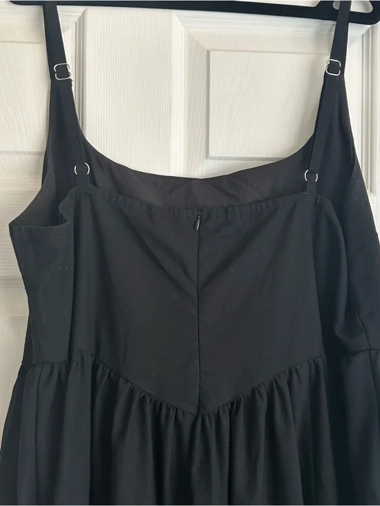 Cider black linen dress with eyelet size 3x - Picture 6 of 7